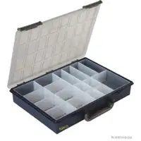 HERTH+BUSS ELPARTS 99994526 Sortimentskasten Kunststoff Schwarz 338x260x57mm 17 F&auml;cher