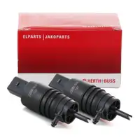 2x HERTH+BUSS Waschwasserpumpe für AUDI BMW MERCEDES MINI PORSCHE SEAT SKODA SMART VW