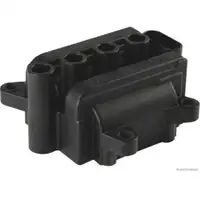 BREMI Ignition Coil + NGK Wiring Harness + 4 Spark Plugs for RENAULT Clio 2, 3, Kangoo 1, 1.2 16V