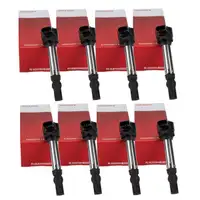 8x HERTH+BUSS ELPARTS Z&uuml;ndspule f&uuml;r BMW 3er E90 E92 E93 M3 / CRT / GTS S65 12137841754