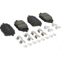 HERTH+BUSS JAKOPARTS Brake Pads for TOYOTA Proace City/Verso (Rear) SU001-B2799