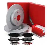 HERTH+BUSS Bremsscheiben + Bremsbel&auml;ge f&uuml;r TOYOTA Corolla E21 SUZUKI Swace hinten