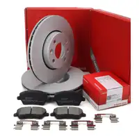 HERTH+BUSS JAKOPARTS Bremsscheiben + Bremsbel&auml;ge f&uuml;r NISSAN Micra 3 K12 Note E11 vorne