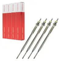 4x HERTH+BUSS Glow Plugs for TOYOTA Avensis, Corolla, Hiace 4, Hilux 6, 7, Previa 2, RAV 4