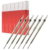 6x HERTH+BUSS JAKOPARTS Glow Plug for Nissan Navara and Renault Laguna 3 Latitude 3.0 dCi