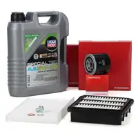 HERTH+BUSS Filterset + 5L LIQUI MOLY 5W30 Motor&ouml;l f&uuml;r HYUNDAI i30 FD KIA Cee'D ED 1.4 1.6
