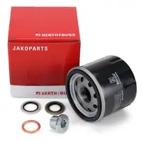 HERTH+BUSS Oil Filter + Screw for RENAULT Clio 2, 3, 4; Twingo 1, 2; DACIA Logan 2; Sandero 1.2