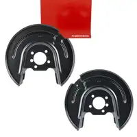 2x HERTH+BUSS Spritzblech Bremsscheibe f&uuml;r VW Golf 7 A3 8V Q2 Leon KL Karoq hinten