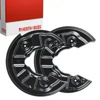 2x HERTH+BUSS Spritzblech f&uuml;r VW Golf 7 A3 8V Q2 GA Leon 5F KL Karoq Octavia 3 hinten