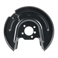 2x HERTH+BUSS Spritzblech Bremsscheibe + Schrauben f&uuml;r VW Golf 7 A3 8V Leon Karoq hinten