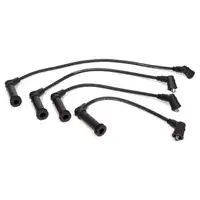 HERTH+BUSS Ignition Cable Set + 4x CHAMPION Spark Plugs for HYUNDAI i10 1 and KIA Picanto 1 1.0 1.1