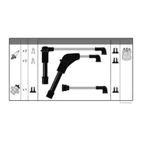 HERTH+BUSS JAKOPARTS Ignition Cable Set for NISSAN Sunny 2 N13 B12 1.4 LX 1.6i 12V