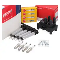 HERTH+BUSS Z&uuml;ndspule + BREMI Kabelsatz + 4x NGK Z&uuml;ndkerze f&uuml;r FORD Fiestsa 5 1.3 ab 08.07