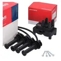 HERTH+BUSS Z&uuml;ndspule + BREMI Kabelsatz f&uuml;r FORD Fiesta 5 6 Focus 2 3 Mondeo 4 1.25-1.6