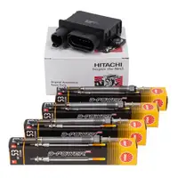 HITACHI ASTEMO Relais Gl&uuml;hzeit + 4x NGK Gl&uuml;hkerze f&uuml;r MERCEDES W204 W211 200/220CDI OM646