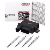 HITACHI ASTEMO Control Unit 4x ORIGINAL Glow Plugs for BMW E87, E46, E90, E91, E60, E61, X3, M47