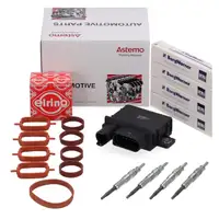 HITACHI ASTEMO Steuerger&auml;t 4x BERU Gl&uuml;hkerze ELRING Dichtungen f&uuml;r BMW E87 E46 E90 E60 M47