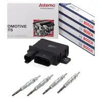 HITACHI ASTEMO Steuerger&auml;t + 4x BOSCH Gl&uuml;hkerze f&uuml;r BMW E87 E46 E90 E91 E60 E61 X3 M47