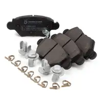 TEXTAR Bremsscheiben + Bremsbel&auml;ge f&uuml;r OPEL Astra G 1.2-1.6 16V 1.7D 4-Loch hinten