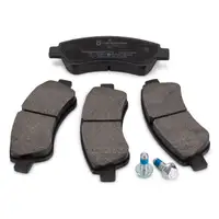 HIRSCHER Bremsscheiben + Bremsbel&auml;ge f&uuml;r PSA C2 C3 C4 206 207 208 301 OPEL Corsa F vorne