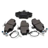 HIRSCHER Brake Discs + Pads + Sensor for RENAULT Clio 1 2, Megane, Scenic 1 1 2 (front)