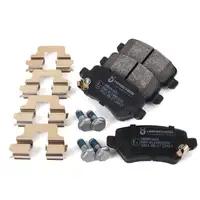 Brake discs + brake pads for OPEL Astra G 1.2&ndash;1.6 16V 1.7D (4-hole) front + rear