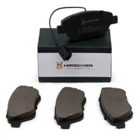 HIRSCHER Bremsbel&auml;ge + Warnsensor f&uuml;r FIAT 500 312 Doblo Panda Punto Stilo vorne 77364477