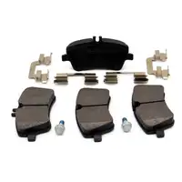 HIRSCHER Bremsscheiben + Beläge + Sensor + Bremsbacken für MERCEDES W203 vorne + hinten