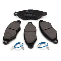 Brake discs + brake pads + sensor for RENAULT Kangoo with ABS and NISSAN Kubistar X76 (front)