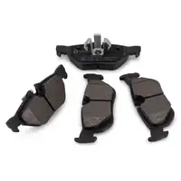 HIRSCHER Bremsscheiben + TEXTAR Bel&auml;ge Sensor f&uuml;r BMW E81 E87 bis 02.2010 vorne hinten