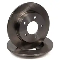 HIRSCHER Bremsen Set Bremsscheiben + Bremsbel&auml;ge f&uuml;r MAZDA 3 BK BL vorne + hinten