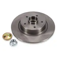 Brake discs + wheel bearings + brake pads for RENAULT Laguna 2 (16/17-inch front and rear)