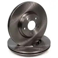 HIRSCHER Bremsscheiben + Beläge FORD Focus 2 C-Max VOLVO C30 C70 II S40 II vorne + hinten