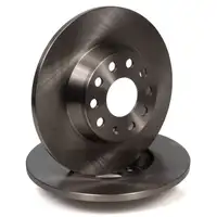 HIRSCHER Bremsscheiben + Bel&auml;ge f&uuml;r VW Sharan 7N AUDI Q3 8U 11.2014 SEAT Alhambra hinten