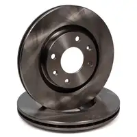 HIRSCHER Bremsscheiben + TEXTAR Bel&auml;ge f&uuml;r PSA C2 C3 C4 206 207 208 307 OPEL Corsa F vorne