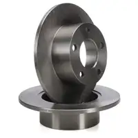 HIRSCHER Bremsscheiben + TEXTAR Bel&auml;ge f&uuml;r AUDI A6 C5 ab 06.2001 SKODA Superb 1 hinten