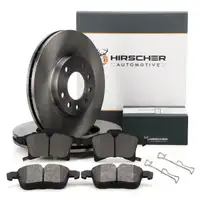HIRSCHER Bremsscheiben + Bremsbel&auml;ge f&uuml;r OPEL Astra G H Meriva A B A B mit ABS vorne