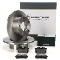HIRSCHER Bremsscheiben + Bremsbel&auml;ge f&uuml;r VW Passat B5 AUDI A6 C4 C5 SKODA Superb 1 hinten