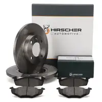 HIRSCHER Bremsscheiben + Bremsbel&auml;ge f&uuml;r SEAT Ibiza 2 Toledo 1 Cordoba vorne