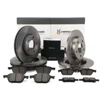 HIRSCHER Bremsen Set Bremsscheiben + Bremsbel&auml;ge f&uuml;r MAZDA 3 BK BL vorne + hinten