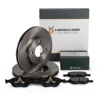 HIRSCHER Bremsscheiben + Bremsbel&auml;ge f&uuml;r FORD Fiesta 4 5 Fusion JU Ka RB MAZDA 2 DY vorne