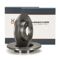 HIRSCHER Bremsscheiben Satz f&uuml;r FIAT 500 Panda Punto Seicento Tipo FORD Ka vorne/hinten