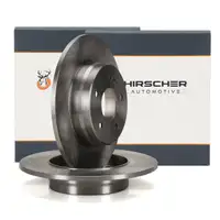 HIRSCHER Bremsscheiben Satz für MERCEDES W203 C208 C209 W210 R171 hinten 2104231012