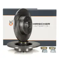 HIRSCHER Bremsscheiben + Radlager Satz f&uuml;r RENAULT Laguna 2/Grandtour hinten 8200655249