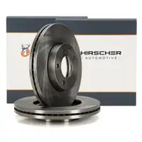 HIRSCHER Bremsscheiben Satz f&uuml;r VW Multivan Transporter T5 2E3 Touareg 7L vorne 7E0615301D