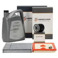 HIRSCHER Filterset + 5L ORIGINAL 0W30 Motor&ouml;l f&uuml;r VW Golf 7 Passat B8 AUDI 8V 1.2/1.4 TSI