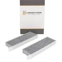 HIRSCHER Innenraumfilter Aktivkohlefilter Satz f&uuml;r PSA C4 3 208 2 OPEL Corsa F 9833351080