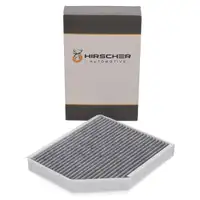 HIRSCHER Innenraumfilter Aktivkohle f&uuml;r AUDI A4 B8 A5 Q5 8RB PORSCHE MACAN 8K0819439B
