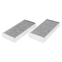 HIRSCHER Filterset Filterpaket 4-tlg f&uuml;r BMW 2er F45 F46 214-220d X1 F48 ab 2017 B37 B47