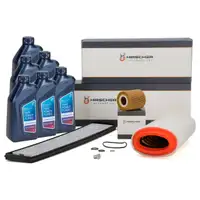 HIRSCHER 3-piece filter set + 6L ORIGINAL 5W30 engine oil for BMW 3 Series 318d, 320d (M47) up to March 2003